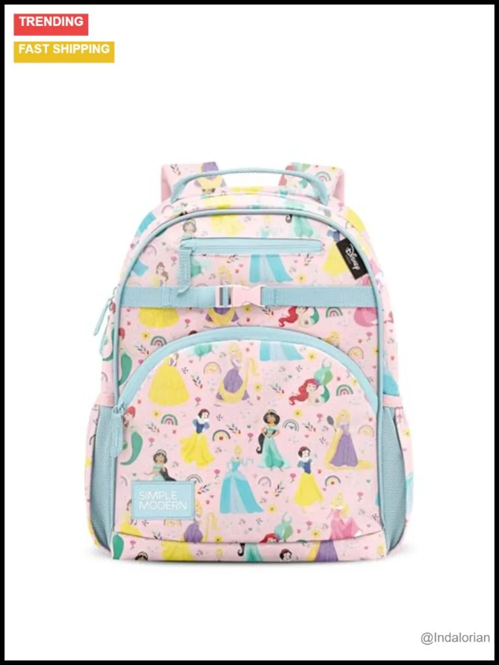 Medium Disney Toddler Backpack for School - Kids Fletcher Collection - 15